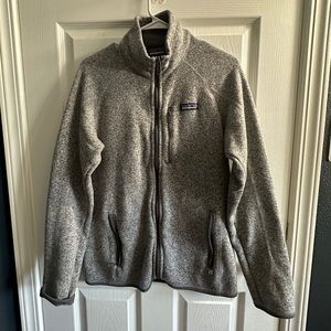 Patagonia Full Zip Better Sweater in Heather Gray
